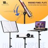 CAHAYA Sheet Music Stand Foldable: Music Stands with Tri-fold Panel