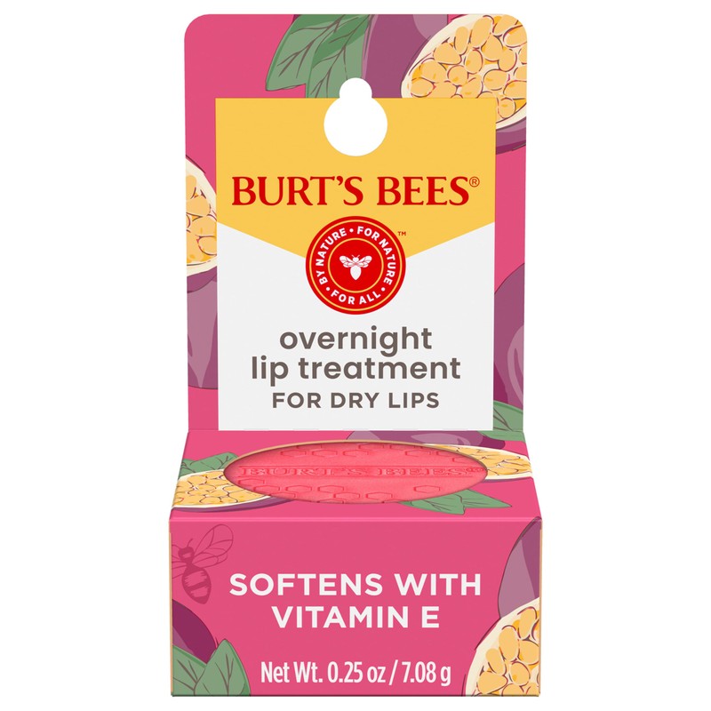 Burt's Bees Overnight Lip Sleeping Mask, 0.25 oz - Moisturizing,