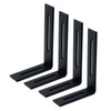 Pastlla 4Pcs Adjustable L-Shape Corner Brace, 6" x 4" Metal
