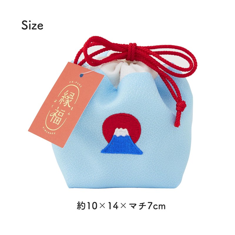 Jikan Style 61338 Drawstring Bag, Lucky Drawstring Bag, Made in