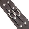 2pcs Wide PU Leather Bracelet Wrist Cuffs Punk Cuff Bracelet