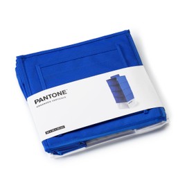 SWEET HOME PANTONE™ Wardrobe Organizer Space Saving Hanging 5 Compartments for Clothes and Accessories Vertical Foldable Wardrobe Dividers 84 x 30 x 30 cm Blue