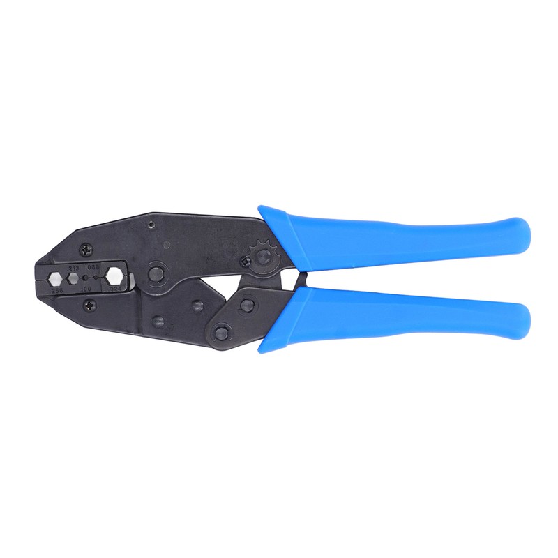Crimping Pliers Ratchet 5 Hole Hex Coaxial Cable Terminal Cold