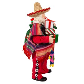 Kurt S. Adler 11-Inch Fabriché Musical Mexican Santa
