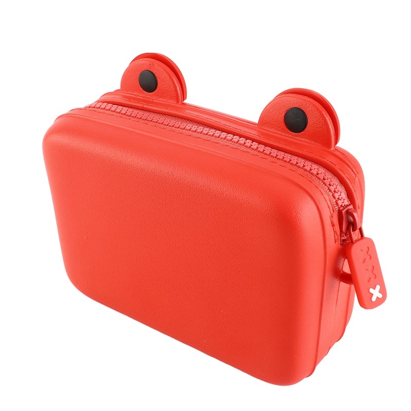Kids Single Shoulder Camera Bag DIY Cartoon Decors Shock Absorbing