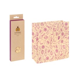 Size Beeswax Bag | Reusable Food Wrap | Organic, Eco-Friendly | 18x18x5cm