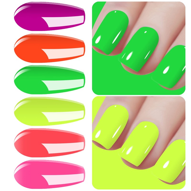 Vishine Semi-Permanent UV LED Gel Nail Polish Soak Off 6