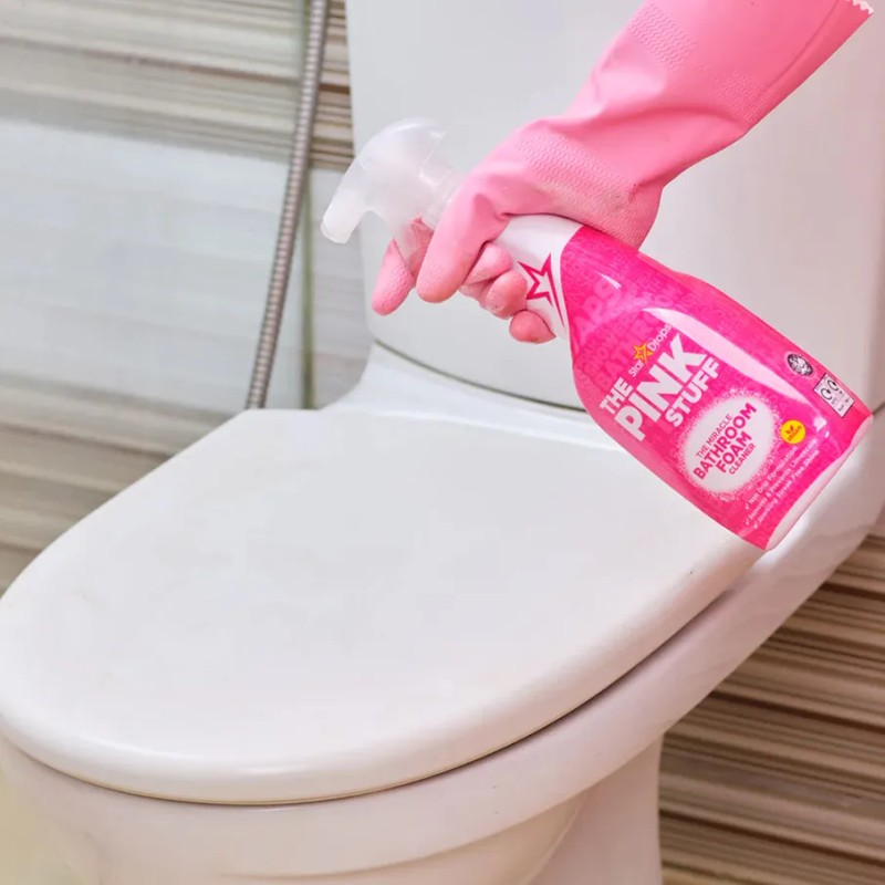 Limpiador De Espuma Antigoteo Baño The Pink Stuff 750 Ml