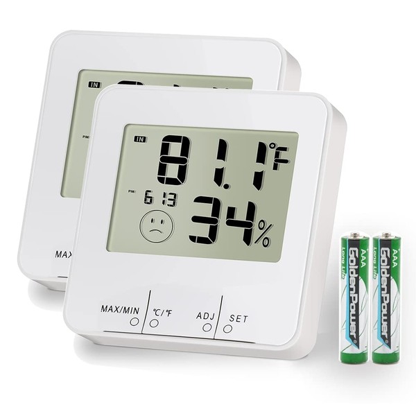 Digital Hygrometer Indoor Thermometer Humidity Temperature Gauge Meter Room Thermometer