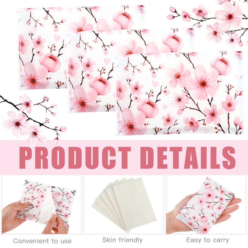 PerKoop 100 Pack Tissues Travel Size Disposable Pocket Facial Tissues