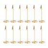 Place Card Table Number Holders - Small Metal Stands with
