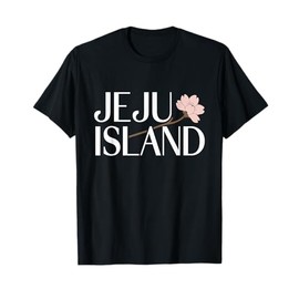 South Korea Vacation Sakura Lover Retro Jeju Island T-Shirt