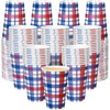 Tioncy 50 Pcs 12oz Patriotic Paper Cups, Red White Blue