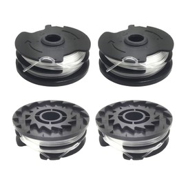 CDIYTOOL Pack of 4 Replacement Thread Spools for Parkside LIDL PRTA 20-Li C3 A1 B2, PRT 550 A1, PRT 550 A3, PRT 300 A1, 8.3 m 1.65 mm Spools Compatible with Parkside Cordless Grass Trimmer