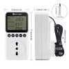 KETOTEK KT3200PRO Electric Thermostat Socket Day-Night Temperature Controller Plug 360°