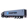 1: 48 Alloy Container Truck Model Toy Highly Simulation Children