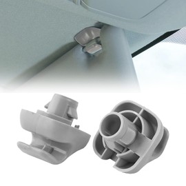 SamWinGear 2PCS Sun Visor Clips for Cars, Visor Clip Hook for Honda Accord Civic Odyssey CRV Pilot Sunvisor Retainer Clips Bracket Hanger Replacement Accessories 88217S01A01ZA 88217S04003ZA(Gray)
