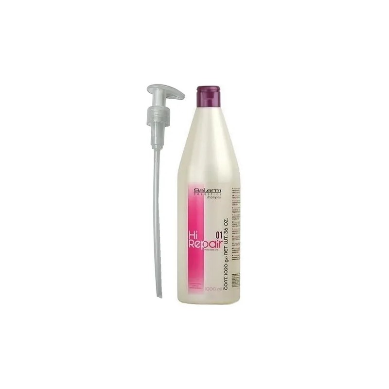 Shampoo Salerm Cabello Dañado Y Deshidratado Hi Repair 1 L