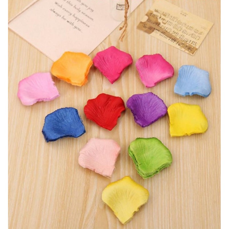 La Tartelette Silk Rose Petals Wedding Flower Decoration (8000 Pcs,