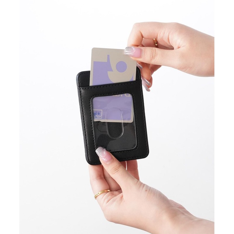 Alto Rose Pass Case, Commuter Holder, Card Slot, IC Card,