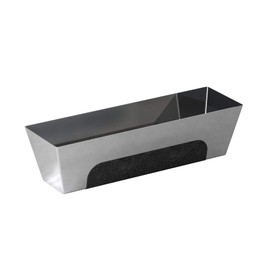 Bon Tool 15-447 Mud Pan - Ss 12" -Non Slip Grip