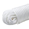 joycraft 98Ft x 6mm Nylon Rope, White Nylon Poly Rope,