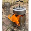 Boundless Voyage Outdoor Titanium Folding Wood Stove Camping Multi-Fuels Alcohol