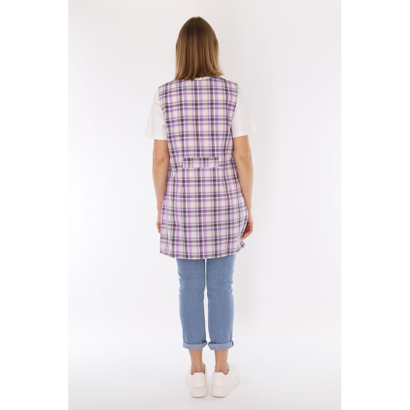 7/8 Tunic Short Colourful Apron Without Arms Cooking Apron, Design