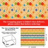 12 Sheets of Wrapping Paper Birthday Kraft Wrapping Paper, 6