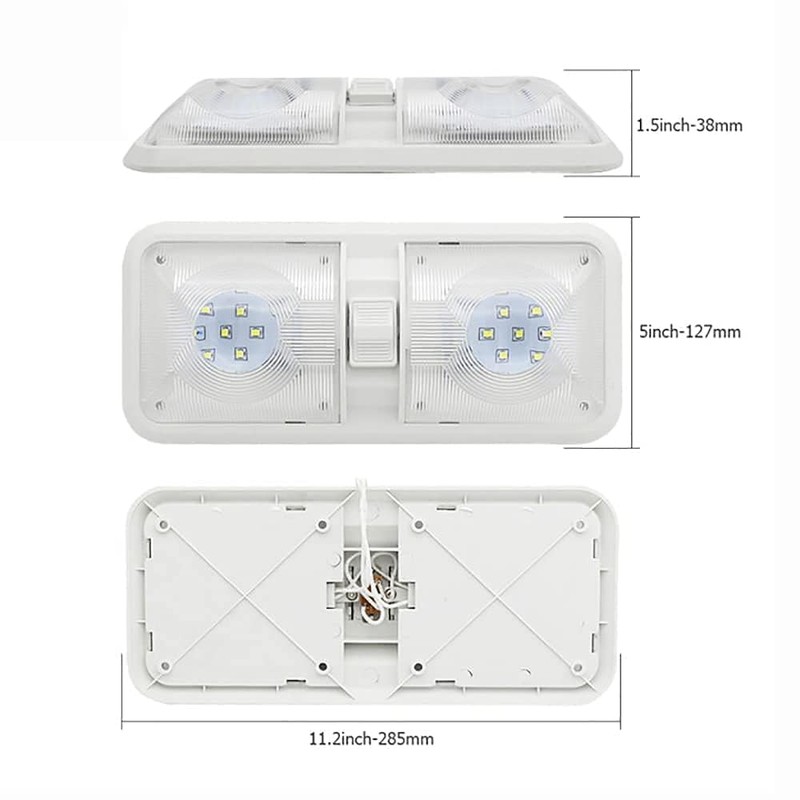 KONPWAY 12 Volt LED RV LED Lights with ON/Off Switch
