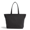 Vera Bradley East West Tote Moonless Night Dark Gray Off