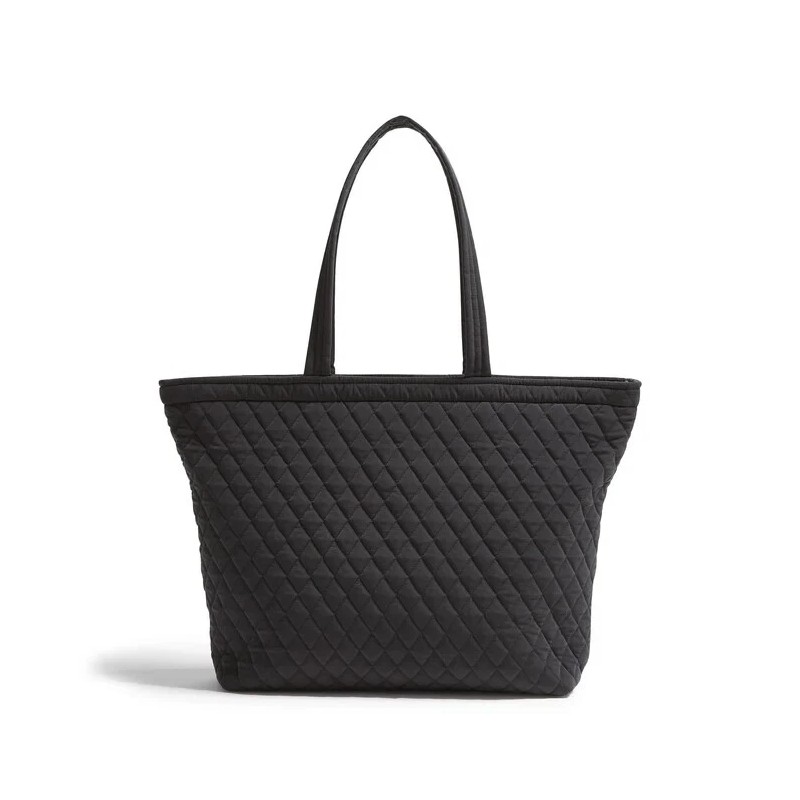 Vera Bradley East West Tote Moonless Night Dark Gray Off