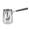 Long Handle Coffee Toroid Pitcher 304 Stainless Steel Rustproof Smoother
