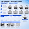 DENTASOP Juego de 80 piezas de tubos bucales metálicos simples