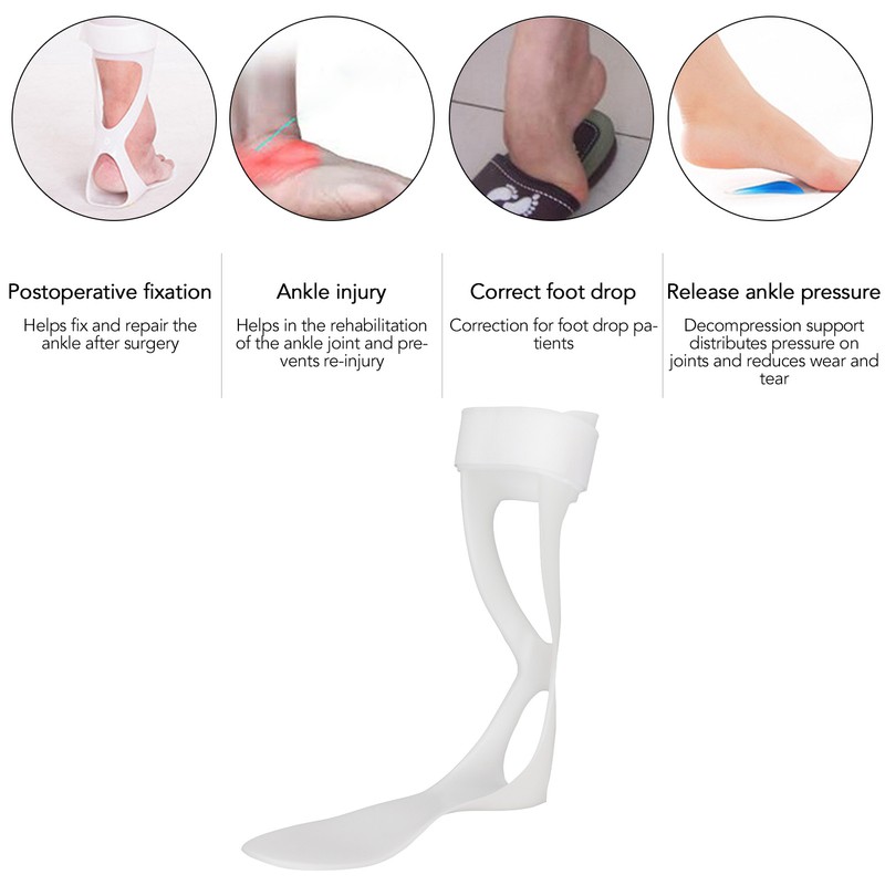 Drop Foot Corrector Ankle Foot Orthosis Straightener AFO Support Splint