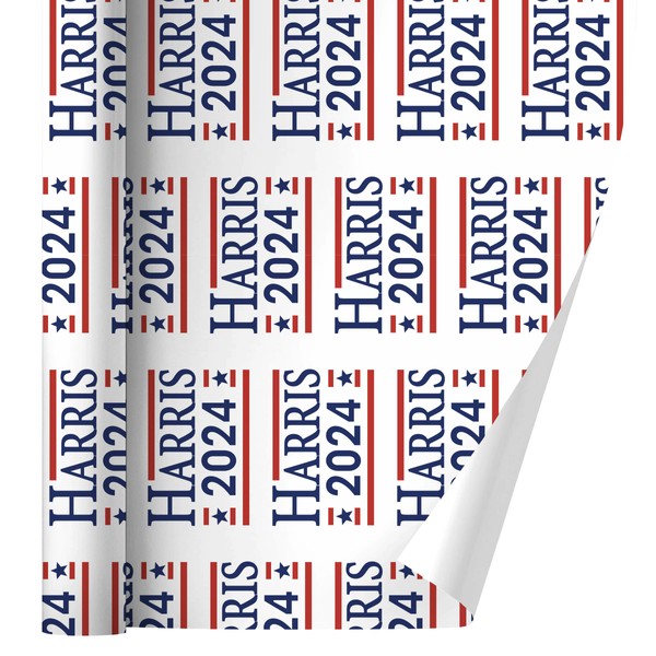 GRAPHICS & MORE Kamala Harris 2024 Gift Wrap Wrapping Paper