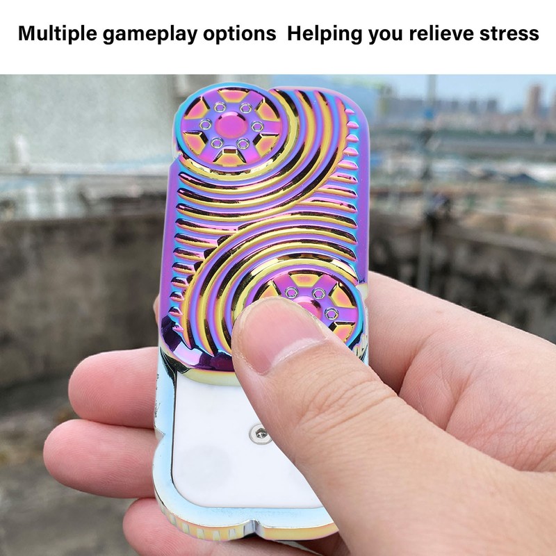 Metal Slider Toy Exquisite Zinc Alloy Anxiety Stress Relief Push