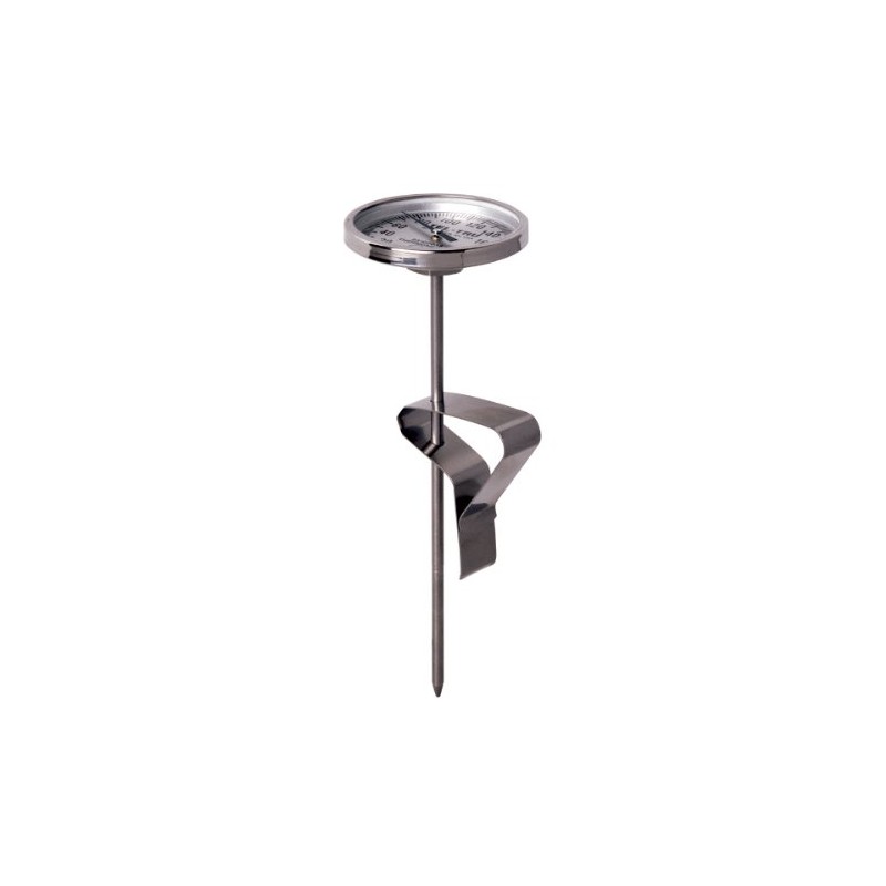 Tel-Tru LT225R Big Green Egg, Grill Dome, Kamado Replacement Thermometer,