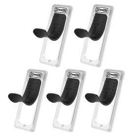 Scooch Wingback [Paquete de 5] Empuñadura para teléfono celular, soporte y soporte de coche para teléfonos inteligentes [Soporte bidireccional]...    