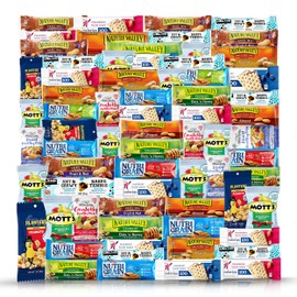 Healthy Snacks, Care Package 67 Count Premium Healthy Mixed Box & Snacks Gift Variety Pack – Great for Home, Lunches, Work, Grab and Go, Office, Meetings, – Breakfast Bars, Bulk Granola Bars