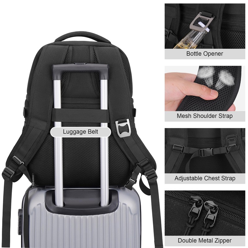 Insulated Double Deck Cooler Backpack for Men Women, 36 Cans
