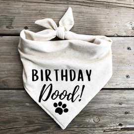 Birthday Dood Dog Bandanna pet Bandana Celebration Party paw-ty (X-Large)