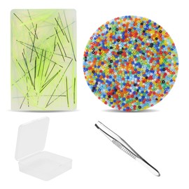 2Pcs Picky Pad, Skin Picking Fidget Toys for Anxiety, Silicone Sensory Picking pad, Portable Pimple Popping Toy Kit for Adults & Kids with Trichotillomania, ADHD or Dermatillomania