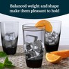 Libbey Classic Smoke Tumbler Glasses, Set of 12