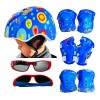 Casco+ Coderas+protectores Manos+rótulas De Rodilla+regalo