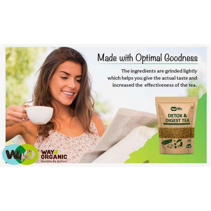 Detox and Digest CCF Tea with Ginger, Turmeric and Licorice