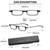 OWTXIS Ultra thin Folding Reading Glasses for Women Men Compact