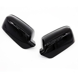 alittlepanda Shiny Black Series Side Door Mirror Cover Overlay Skull Cap Compatible with 2006-2011 Fusion / 2006-2010 Milan / 2010-2012 MKZ