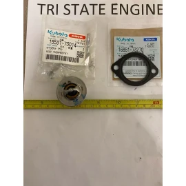 Kubota GENUINEOEM KUBOTA THERMOSTAT & GASKET 15531-73014 16851-73270 D722 DF752 WG752