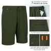 BASSDASH 10.5” Mens Fishing Cargo Shorts Quick Dry UPF 50+